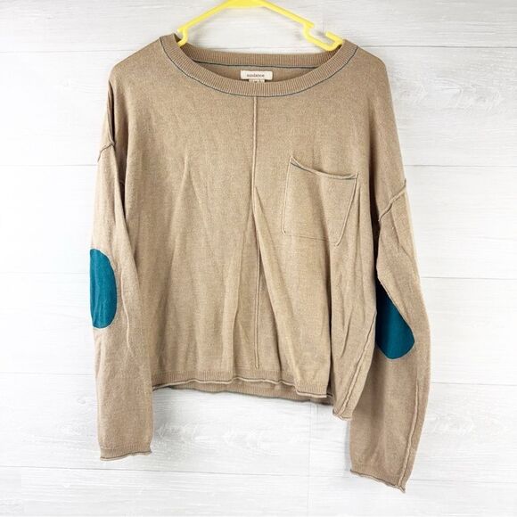 Sundance Elements of Style Alpaca Wool Blend Patch Sweater - Picture 1 of 6